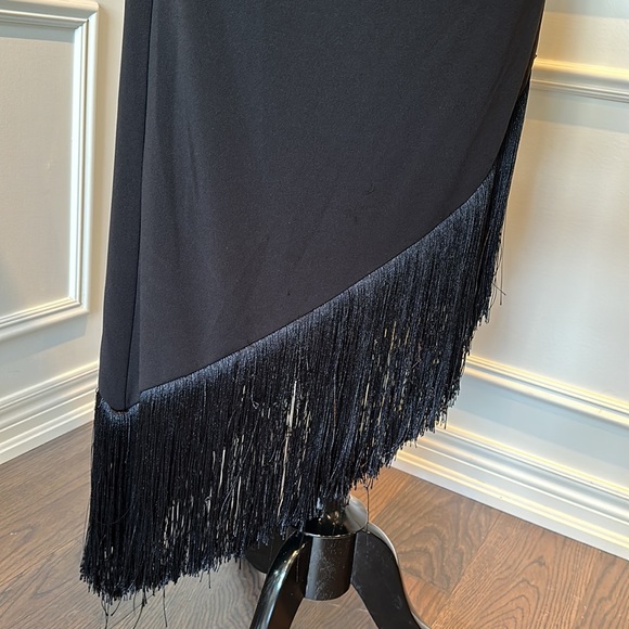 VINCE CAMUTO High-Low Fringe-Hem Midi Dress - Picture 12 of 16